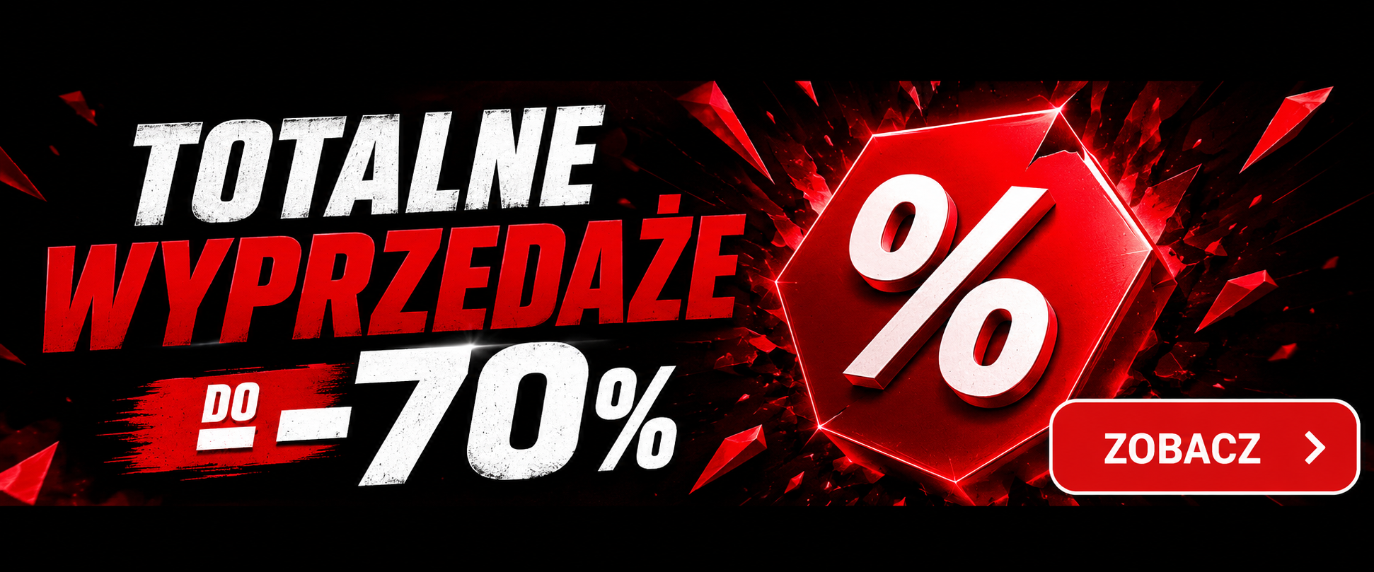 Totalne wyprzedaże do -70%